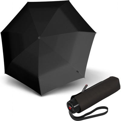 Knirps T.020 Small Manual Black dámsky skladací mini dáždnik černý