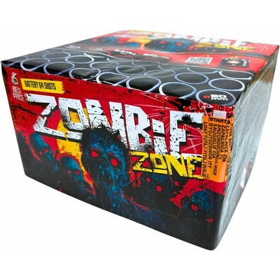 Kompaktní ohňostroj ZOMBIE ZONE BEST PRICE WILD FIRE 64 ran 20 mm
