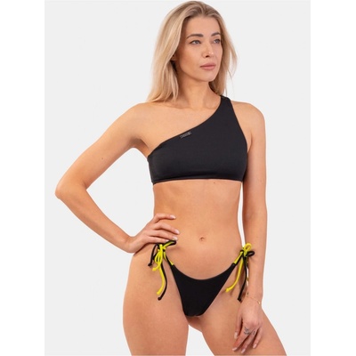 Nebbia Bandeau bikiny na jedno rameno vrchní díl černá
