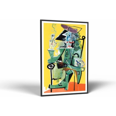 Pablo Picasso - Musketeer | Obraz Vintessia v ráme Rozmery obdĺžnik: 40x60, Rám: Čierny matný-alu