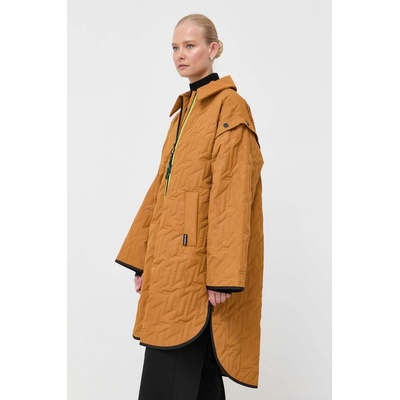 Karl Lagerfeld KL Laser Quilted Jacket hnědý