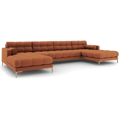 Cosmopolitan Design Ъглов диван в тухлен цвят ("U" форма) Bali - Cosmopolitan Design (COS_U_170_E1_BALI8)