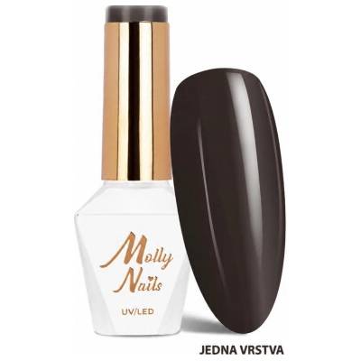 Molly Nails The Trend Edit 300 Dark Chocolate tmavohnedý gél lak 8 g