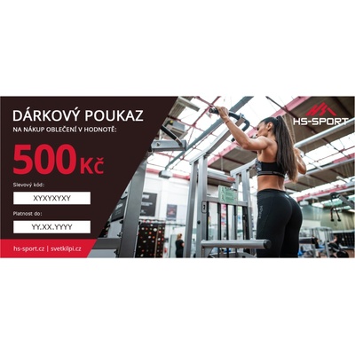 Dárkový poukaz v hodnotě 500 Kč - ONLINE