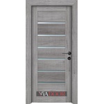 ViaDoor Интериорна врата VP-01s Сив дъб остъклена (цена без монтаж)