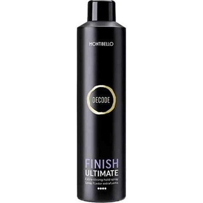 Montibello Decode Finish Ultimate Spray lak na vlasy s extra silnou fixáciou 400 ml