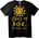 NOONEBRAND Тениска Ти си моето слънце - 6XL, Black