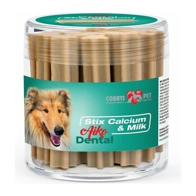 COBBYS PET DENTAL Stix 6,4 cm calcium & milk 220 g