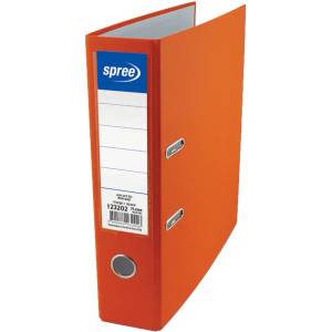 SPREE Класьор несглобен А4, 75 мм, pp, оранж (pl23302)