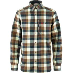 Fjällräven Мъжка риза с копчета Fjällräven Fjällglim Shirt - Wood Brown / Chalk White - размер XXL (033-0291-1915)
