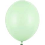 Party Deco Пастелен латексов балон - шамфъстък - 23 см (sb10p-096)
