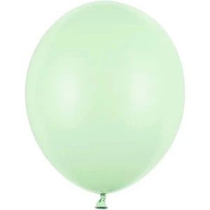 Party Deco Пастелен латексов балон - шамфъстък - 23 см (sb10p-096)
