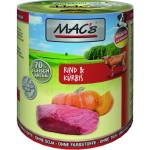 MAC's Mac’s Dog Adult, консерва за пораснали кучета, БЕЗ ЗЪРНО, с говеждо и тиква (мин. 70% месо), 400 гр - Германия - 913VE
