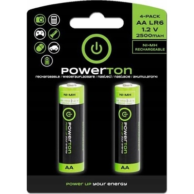Powerton Ni-MH AA 2500mAh 2ks AB003WPNAAB2