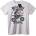 NOONEBRAND Тениска Мотокрос Бунтар 1988 - 2XL, White