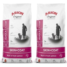 Arion Original Skin & Coat Adult Salmon & Rice Large Breed 2 x 12 kg