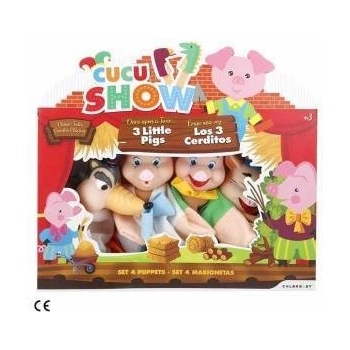 BigBuy Kids Плюшени Играчки 3 Little Pigs