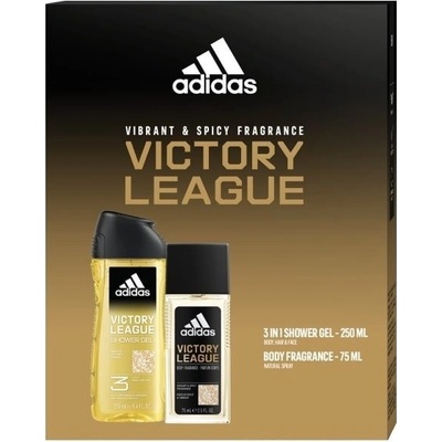Adidas Victory League Deo Natural Sprej 75 ml + sprchový gél 250 ml