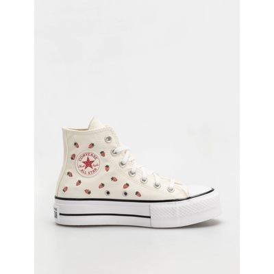 Converse členkové tenisky CHUCK TAYLOR ALL STAR LIFT biela
