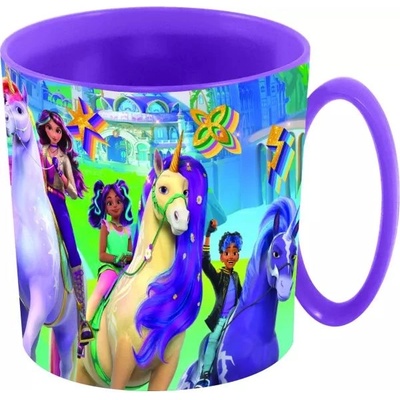 QX Академия еднорози: Пластмасова чаша - 265 мл (674847)