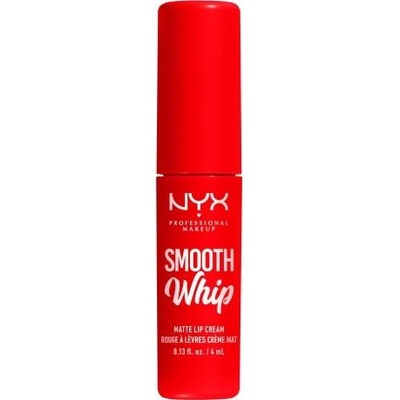 NYX Professional Makeup Smooth Whip Matte Lip Cream rúž s našľahanou textúrou na dokonalé vyhladenie pier 12 Icing On Top 4 ml