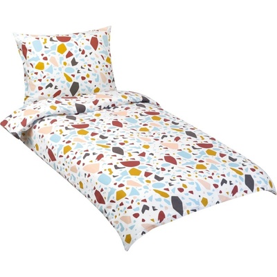 Bellatex flanel obliečky Mozaika 140x200 70x90