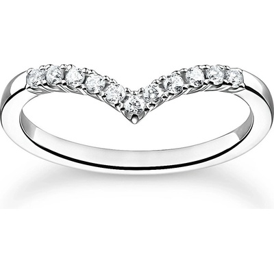 Thomas Sabo Ladies Ring TR2394 051 14 V-Form Gr.