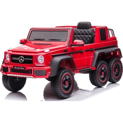 Mamido Elektrické autíčko Mercedes G63 4x4 červená