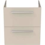 Ideal Standard i. Life A - Шкаф за мивка, 58x44x63 см, 2 чекмеджета, матово пясъчно сиво T6850NF (T6850NF)