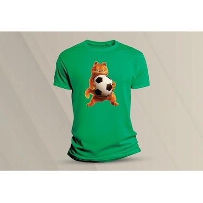 Sandratex dětské bavlněné tričko Garfield. zelená