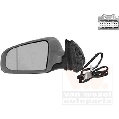 Vonkajżie spätné zrkadlo VAN WEZEL 0325817
