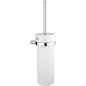 Nimco Bormo - Стенна четка за тоалетна с държач, бяла/хром BR 11094K-26 (BR 11094K-26)