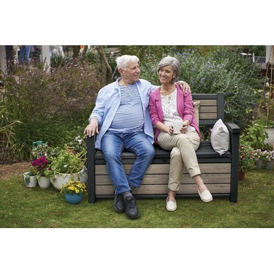Keter Deco Garden Bench Ashwood