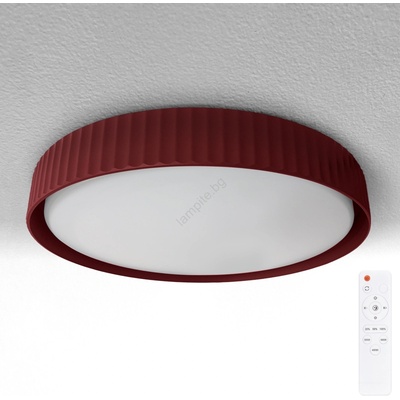 Brilagi Brilagi-LED Димируемо таванно осветително тяло LUCIA LED/48W/230V Ø 41 cm червено + дистанционно управление (BG3488)