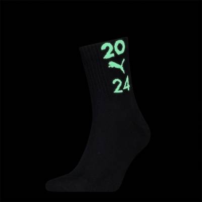 PUMA Adults Glow 99 Crew Sock - Black
