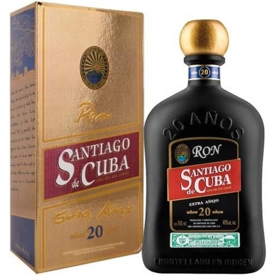 Santiago de Cuba Extra Añejo 20y 40% 0,7 l (kartón)
