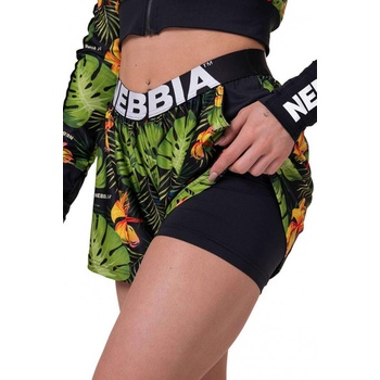 Nebbia kraťasy High Energy Double Layer/563 jungle green