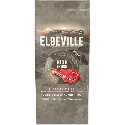 Elbeville Adult All Breeds Fresh Beef High Energy 11,4 kg