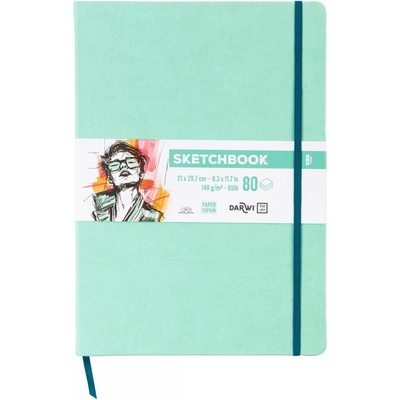 Darwi Dfy Скицник 80 A4 140 g Mint Green (DF80021290003C)