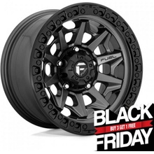 FUEL D716 COVERT 9x18 6x139,7 ET20 matte gunmetal black bead ring