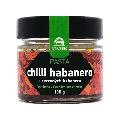 Statek Pasta z červených chilli habanero 170 g
