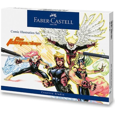Faber-Castell 167195 Comic Illustration sada 15 ks
