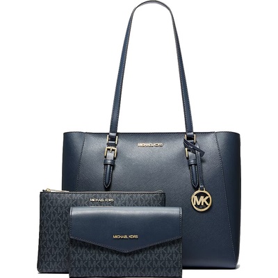 Michael Kors dámska kožená kabelka 3 v 1 35R3GCFT3T Navy