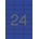 APLI Етикет, 70x37 mm, цветен, APLI, син, 480 етикета в опаковка 01592 (01592)