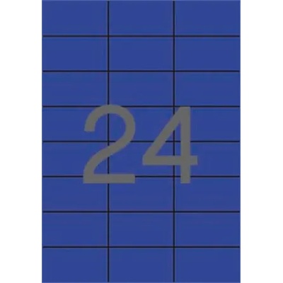 APLI Етикет, 70x37 mm, цветен, APLI, син, 480 етикета в опаковка 01592 (01592)