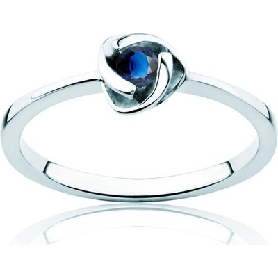 Savicki Prsteň Heart of the Ocean biele zlato modrý zafír PI B SZ 00031