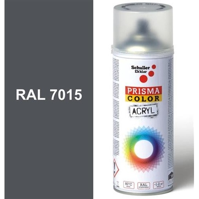 Schuller Ehklar PRISMA COLOR Sprej břidlicovo sivý lesklý 400ml odtieň RAL 7015 farba bridlicová sivá, 91338