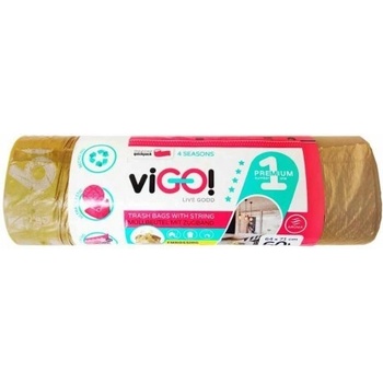 Vigo pytle zatahovací LDPE 60 l 30µm 10ks s vůní gold future