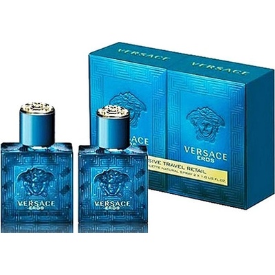 Versace Eros подаръчен комплект с тоалетна вода 30мл и 30мл за мъже 1 бр