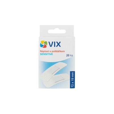 VIX náplasť biela Sensitive 20 ks